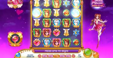 Moon Princess Power of Love: Slot machine