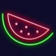 Neon Light Fruits: Watermelon