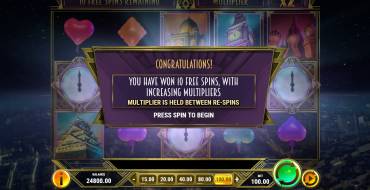 New Year Riches: Free spins