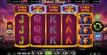 Orient Story: Slot machine