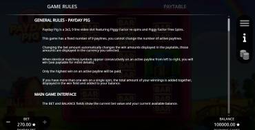 Payday Pig: Rules