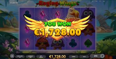 Raging Wings: Winnings