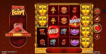 Rubies of Egypt: Slot machine