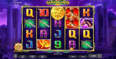 Samarkand's Gold: Slot machine