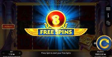 Secret Book of Amun-Ra: Free spins