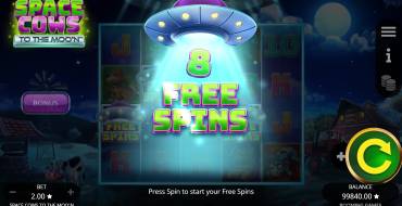 Space Cows to the Moo’n: Free spins