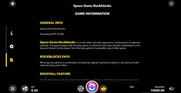 Space Gems. Rockblocks: Rules