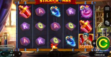 Sticky Bombs: Slot machine