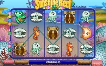 Sunshine Reef slot online