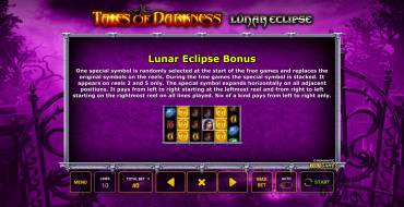 Tales of Darkness: Lunar Eclipse: Bonuses