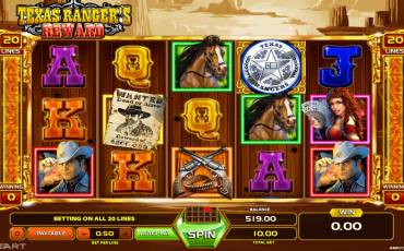 Texas Ranger’s Reward slot online