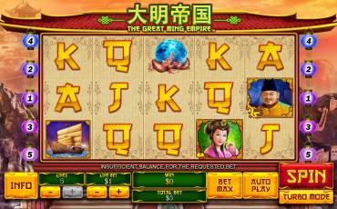 The Great Ming Empire slot online