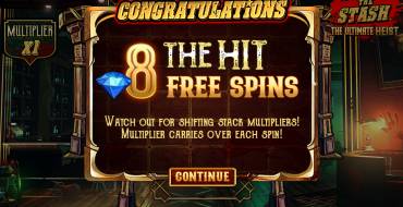 The Stash: Free spins and/or respins