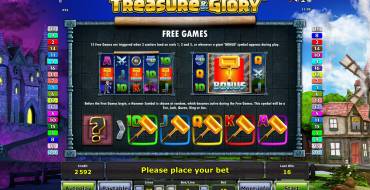 Treasure and Glory: Free-spins