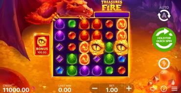 Treasures of Fire: Scatter Pays: Slot machine