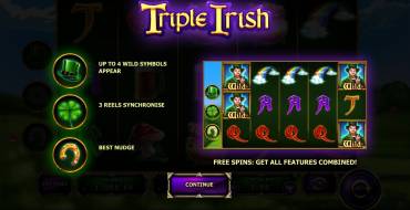 Triple Irish: Unique features