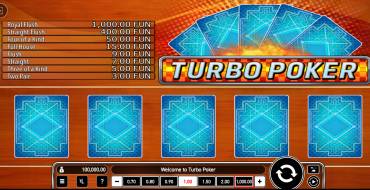 Turbo Poker: Slot machine