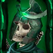 Warrior Graveyard xNudge: The skeleton in green