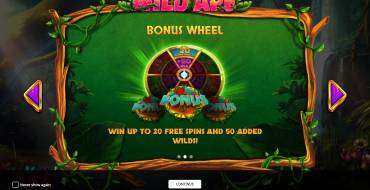 Wild Ape: Bonuses