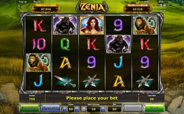 Zenia: Queen of War slot online