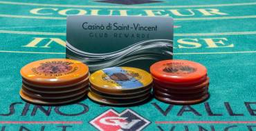 Casino de la Vallee – St. Vincent: Chips in the casino