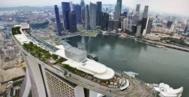 Marina Bay Sands: Top view