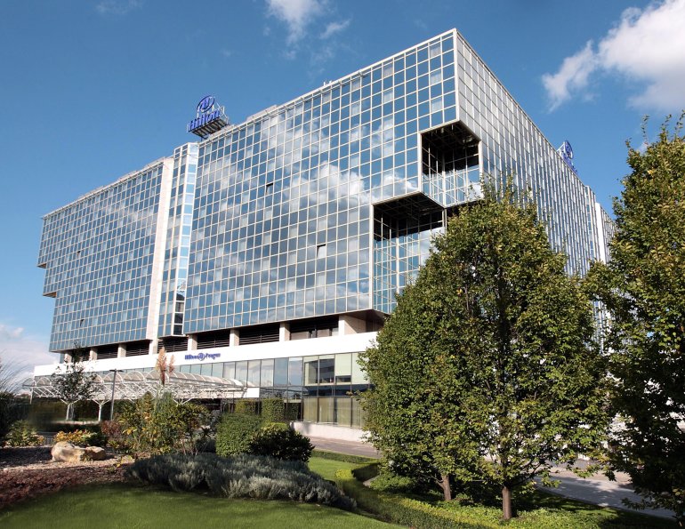 Hilton Hotel in Prague, where the Atrium Casino is located