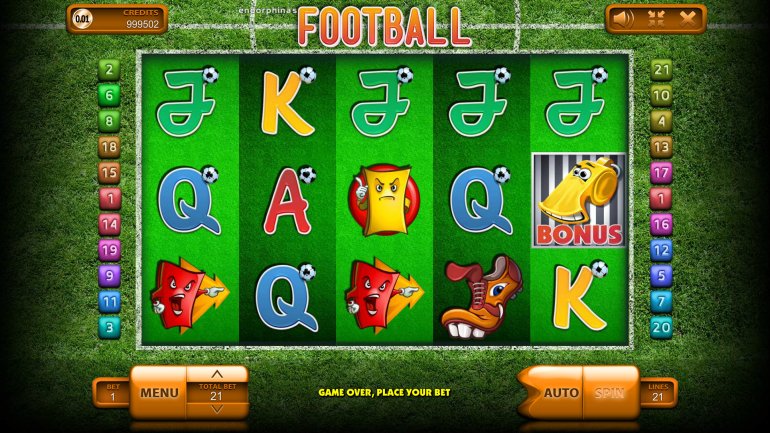 Football video slot