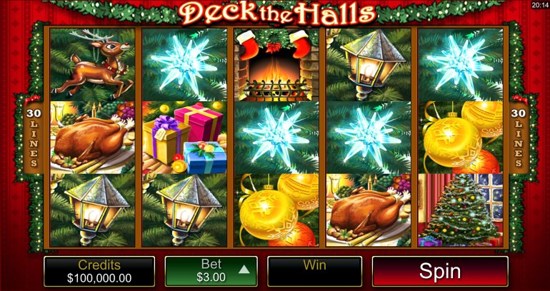 Deck the Halls video slot